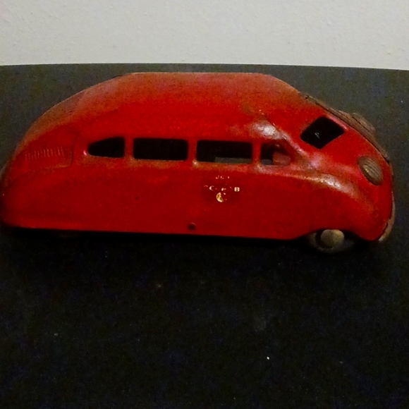 Antique Toy Wind-up Car - Picture 5 of 6
